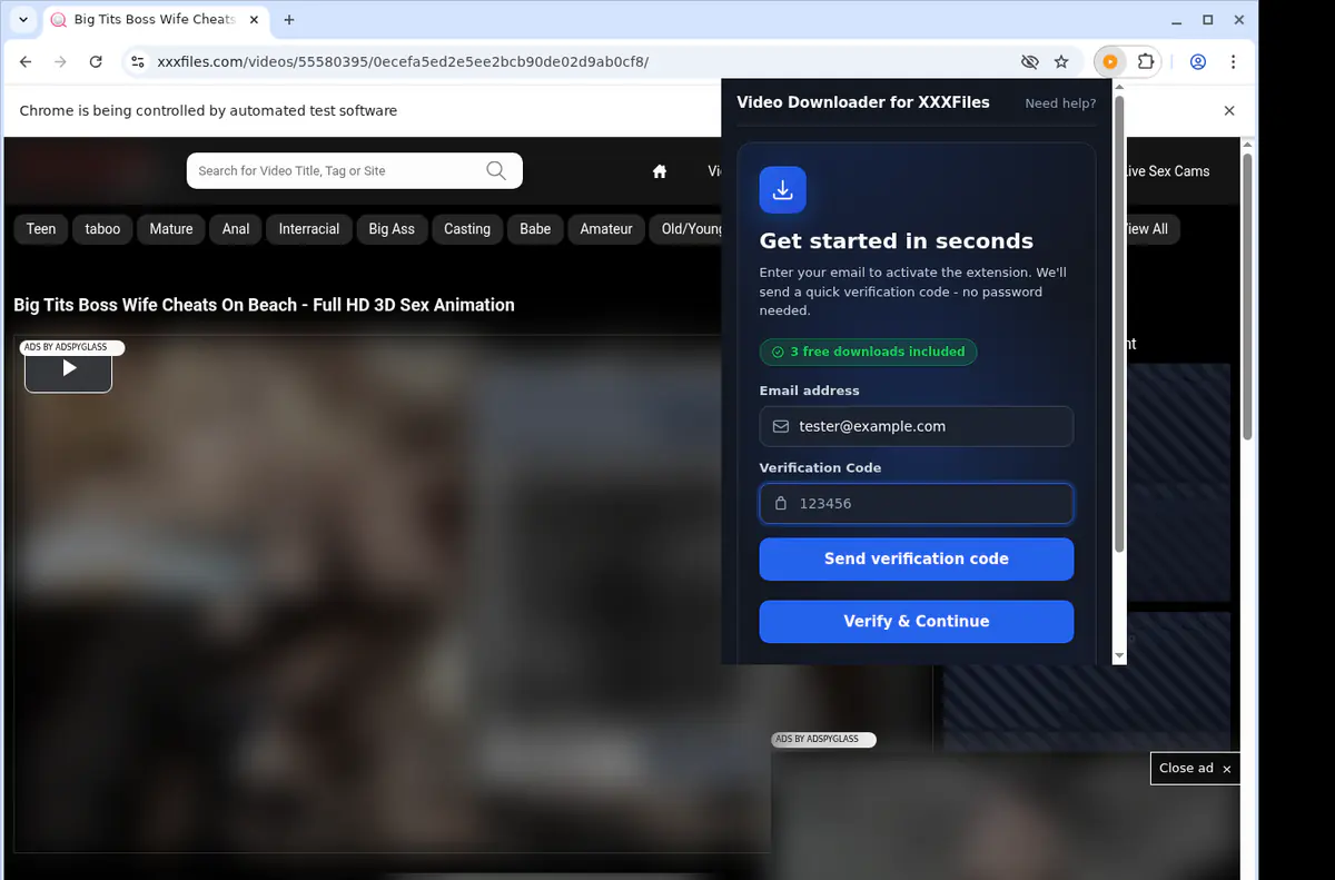 Xxxfiles Video Downloader screenshot 4